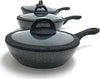 Set completo da cucina 6 pezzi , 3 padelle e 3 coperchi in vetro temperato con pomello adatto a tutti i tipi di piano cottura Casa e cucina/Pentole padelle e pirofile/Pentole e padelle/Set/Set di padelle Puleo Casa - Palermo, Commerciovirtuoso.it
