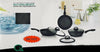 Set completo da cucina 6 pezzi , 3 padelle e 3 coperchi in vetro temperato con pomello adatto a tutti i tipi di piano cottura Casa e cucina/Pentole padelle e pirofile/Pentole e padelle/Set/Set di padelle Puleo Casa - Palermo, Commerciovirtuoso.it