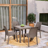Sedia in Polipropilene  Phoenix effetto rattan per interno e esterno, adatto per bar e strutture