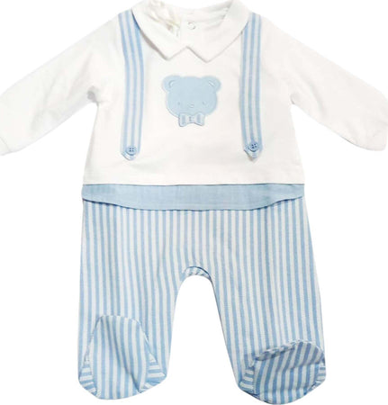 Set COmpleto Nascita Bimbo 5Pz. Tutina +1Coperta +1Lenzuolo Ricamato +1 Cappellino +1 Bavaglino Kit Neonato Primi Giorni Coordinato Bambino Bianco e Azzurro Set Completo Nascita Bimbo Sanitaria Gioia del Bimbo - Villa San Giovanni, Commerciovirtuoso.it