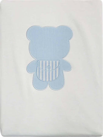 Set COmpleto Nascita Bimbo 5Pz. Tutina +1Coperta +1Lenzuolo Ricamato +1 Cappellino +1 Bavaglino Kit Neonato Primi Giorni Coordinato Bambino Bianco e Azzurro Set Completo Nascita Bimbo Sanitaria Gioia del Bimbo - Villa San Giovanni, Commerciovirtuoso.it