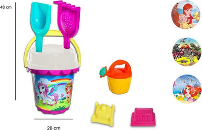 Set Completo Secchiello Accessori Giochi Mare Bambini Con Grafica 26x48cm 114411 Giochi e giocattoli/Sport e giochi all'aperto/Sabbiere e giocattoli da spiaggia/Giocattoli per sabbia e spiaggia Trade Shop italia - Napoli, Commerciovirtuoso.it