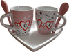 Set-composto-da-2-tazzine-da-caffè-con-cucchiaino-in-porcellana-nel-manico-su-vassoio-in-legno-a-cuore-in-legno