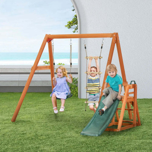Set-con-Scivolo,-Altalena-da-Giardino-e-Scaletta-a-Corda-in-Legno-per-Bambini-Età-3-8-Anni-MQ1344-068V00GNMQ1