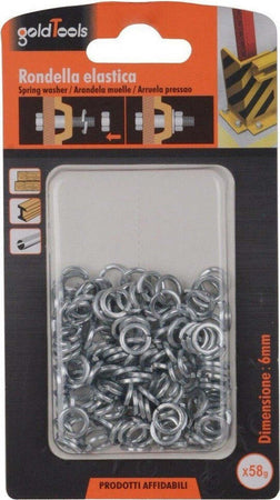 Set Confezione 58 Gr. Rondelle Elastiche In Acciaio Rondella Diametro 6 Mm 90835 Fai da te/Ferramenta/Chiodi viti ed elementi di fissaggio/Rondelle/Rondelle piatte Trade Shop italia - Napoli, Commerciovirtuoso.it