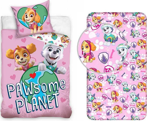 Set Copripiumino Bambina 140x200cm Con Lenzuola E Federa Paw Patrol Letto Singolo 1 Piazza Rosa 100% Morbido Cotone Casa e cucina/Tessili per la casa/Biancheria per la cameretta/Copripiumini La Bottega del Risparmio - Bari, Commerciovirtuoso.it
