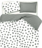 Set Copripiumino E Federe Bifaccia Doubleface Parure Copripiumino Stampa Digitale 100% Cotone Made in Italy Dot Maxi Grigio Diverse Misure Casa e cucina/Tessili per la casa/Biancheria da letto/Copripiumini e set da letto/Set copripiumini e federe Novilunio - Sesto San Giovanni, Commerciovirtuoso.it