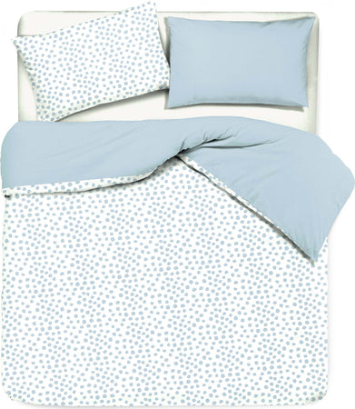 Set Copripiumino E Federe Bifaccia Doubleface Parure Copripiumino Stampa Digitale 100% Cotone Made in Italy Dot Mini Celeste Diverse Misure Casa e cucina/Tessili per la casa/Biancheria da letto/Copripiumini e set da letto/Set copripiumini e federe Novilunio - Sesto San Giovanni, Commerciovirtuoso.it