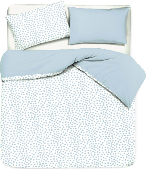 Set Copripiumino E Federe Bifaccia Doubleface Parure Copripiumino Stampa Digitale 100% Cotone Made in Italy Dot Mini Celeste Diverse Misure Casa e cucina/Tessili per la casa/Biancheria da letto/Copripiumini e set da letto/Set copripiumini e federe Novilunio - Sesto San Giovanni, Commerciovirtuoso.it