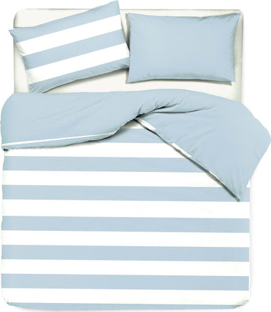 Set Copripiumino E Federe Bifaccia Doubleface Parure Copripiumino Stampa Digitale 100% Cotone Made in Italy Riga Maxi Celeste Diverse Misure Casa e cucina/Tessili per la casa/Biancheria da letto/Copripiumini e set da letto/Set copripiumini e federe Novilunio - Sesto San Giovanni, Commerciovirtuoso.it