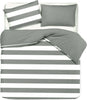 Set Copripiumino E Federe Bifaccia Doubleface Parure Copripiumino Stampa Digitale 100% Cotone Made in Italy Riga Maxi Grigio Diverse Misure Casa e cucina/Tessili per la casa/Biancheria da letto/Copripiumini e set da letto/Set copripiumini e federe Novilunio - Sesto San Giovanni, Commerciovirtuoso.it