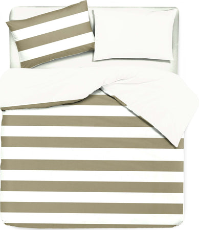 Set Copripiumino E Federe Bifaccia Doubleface Parure Copripiumino Stampa Digitale 100% Cotone Made in Italy Riga Maxi Tortora Diverse Misure Casa e cucina/Tessili per la casa/Biancheria da letto/Copripiumini e set da letto/Set copripiumini e federe Novilunio - Sesto San Giovanni, Commerciovirtuoso.it
