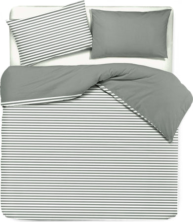 Set Copripiumino E Federe Bifaccia Doubleface Parure Copripiumino Stampa Digitale 100% Cotone Made in Italy Riga Mini Grigio Diverse Misure Casa e cucina/Tessili per la casa/Biancheria da letto/Copripiumini e set da letto/Set copripiumini e federe Novilunio - Sesto San Giovanni, Commerciovirtuoso.it
