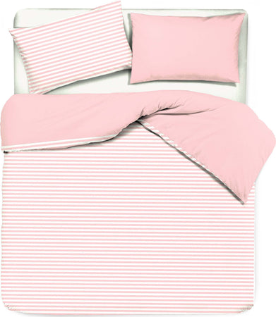 Set Copripiumino E Federe Bifaccia Doubleface Parure Copripiumino Stampa Digitale 100% Cotone Made in Italy Riga Mini Rosa Diverse Misure Casa e cucina/Tessili per la casa/Biancheria da letto/Copripiumini e set da letto/Set copripiumini e federe Novilunio - Sesto San Giovanni, Commerciovirtuoso.it