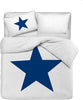 Set Copripiumino E Federe Da Letto Novilunio in 100% Cotone Copripiumino E Federe Doubleface Stampa Digitale Stella Blu Diverse Misure Casa e cucina/Tessili per la casa/Biancheria da letto/Copripiumini e set da letto/Set copripiumini e federe Novilunio - Sesto San Giovanni, Commerciovirtuoso.it