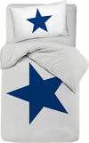 Set Copripiumino E Federe Da Letto Novilunio in 100% Cotone Copripiumino E Federe Doubleface Stampa Digitale Stella Blu Diverse Misure Casa e cucina/Tessili per la casa/Biancheria da letto/Copripiumini e set da letto/Set copripiumini e federe Novilunio - Sesto San Giovanni, Commerciovirtuoso.it