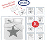 Set Copripiumino E Federe Da Letto Novilunio in 100% Cotone Copripiumino E Federe Doubleface Stampa Digitale Stella Blu Diverse Misure Casa e cucina/Tessili per la casa/Biancheria da letto/Copripiumini e set da letto/Set copripiumini e federe Novilunio - Sesto San Giovanni, Commerciovirtuoso.it
