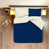 Set Copripiumino E Federe Letto Bicolor Double Face Parure Copripiumino Made in Italy Cotone Naturale Color Blu Notte Casa e cucina/Tessili per la casa/Biancheria da letto/Copripiumini e set da letto/Set copripiumini e federe Novilunio - Sesto San Giovanni, Commerciovirtuoso.it