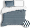 Set Copripiumino + Federe Bifaccia Doubleface Grigio Fantasia Zig Zag Parure Copripiumino Stampa Digitale 100% Cotone Made in Italy Casa e cucina/Tessili per la casa/Biancheria da letto/Copripiumini e set da letto/Set copripiumini e federe Novilunio - Sesto San Giovanni, Commerciovirtuoso.it