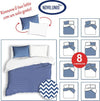 Set Copripiumino + Federe Bifaccia Doubleface Grigio Fantasia Zig Zag Parure Copripiumino Stampa Digitale 100% Cotone Made in Italy Casa e cucina/Tessili per la casa/Biancheria da letto/Copripiumini e set da letto/Set copripiumini e federe Novilunio - Sesto San Giovanni, Commerciovirtuoso.it