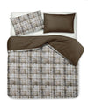 Set Copripiumino Federe Bifaccia Doubleface Parure Copripiumino Eleganti Fantasie Stampa Digitale 100% Cotone Made In Italy Bruma Casa e cucina/Tessili per la casa/Biancheria da letto/Copripiumini e set da letto/Copripiumini Novilunio - Sesto San Giovanni, Commerciovirtuoso.it