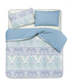 Set Copripiumino Federe Bifaccia Doubleface Parure Copripiumino Eleganti Fantasie Stampa Digitale 100% Cotone Made In Italy Filigrana Casa e cucina/Tessili per la casa/Biancheria da letto/Copripiumini e set da letto/Copripiumini Novilunio - Sesto San Giovanni, Commerciovirtuoso.it