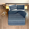 Set Copripiumino Federe Bifaccia Doubleface Parure Copripiumino Eleganti Fantasie Stampa Digitale 100% Cotone Made In Italy Giochi Di Blu Casa e cucina/Tessili per la casa/Biancheria da letto/Copripiumini e set da letto/Copripiumini Novilunio - Sesto San Giovanni, Commerciovirtuoso.it