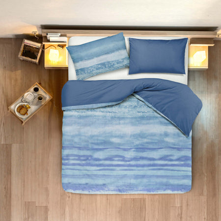 Set Copripiumino Federe Bifaccia Doubleface Parure Copripiumino Eleganti Fantasie Stampa Digitale 100% Cotone Made In Italy Mare Casa e cucina/Tessili per la casa/Biancheria da letto/Copripiumini e set da letto/Copripiumini Novilunio - Sesto San Giovanni, Commerciovirtuoso.it
