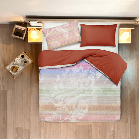 Set Copripiumino Federe Bifaccia Doubleface Parure Copripiumino Eleganti Fantasie Stampa Digitale 100% Cotone Made In Italy Arabesque Casa e cucina/Tessili per la casa/Biancheria da letto/Copripiumini e set da letto/Copripiumini Novilunio - Sesto San Giovanni, Commerciovirtuoso.it