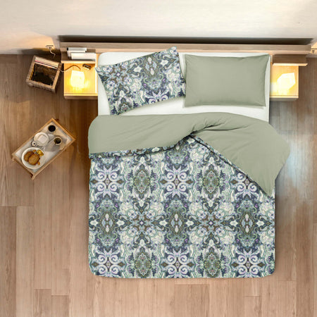 Set Copripiumino Federe Bifaccia Doubleface Parure Copripiumino Eleganti Fantasie Stampa Digitale 100% Cotone Made In Italy Fiorentino Casa e cucina/Tessili per la casa/Biancheria da letto/Copripiumini e set da letto/Copripiumini Novilunio - Sesto San Giovanni, Commerciovirtuoso.it