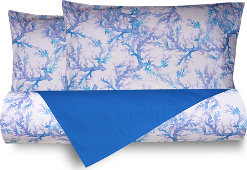 Set Copripiumino Federe Bifaccia Doubleface Parure Copripiumino Stampa Digitale 100% Cotone Made In Italy Coralli Acquerello Bluette Casa e cucina/Tessili per la casa/Biancheria da letto/Copripiumini e set da letto/Copripiumini Novilunio - Sesto San Giovanni, Commerciovirtuoso.it