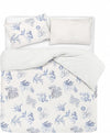 Set Copripiumino Federe Bifaccia Doubleface Parure Copripiumino Stampa Digitale 100% Cotone Made In Italy Coralli Azzurro Casa e cucina/Tessili per la casa/Biancheria da letto/Copripiumini e set da letto/Copripiumini Novilunio - Sesto San Giovanni, Commerciovirtuoso.it