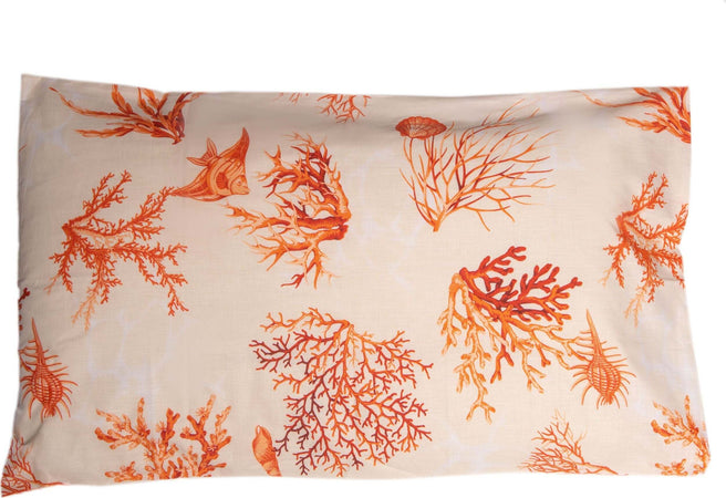 Set Copripiumino Federe Bifaccia Doubleface Parure Copripiumino Stampa Digitale 100% Cotone Made In Italy Coralli Rosso Casa e cucina/Tessili per la casa/Biancheria da letto/Copripiumini e set da letto/Copripiumini Novilunio - Sesto San Giovanni, Commerciovirtuoso.it