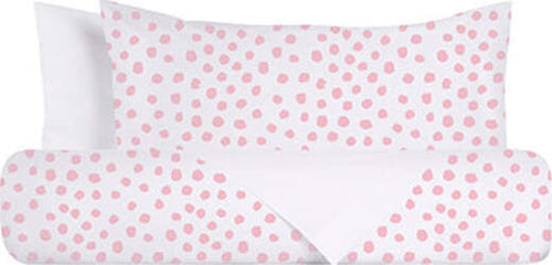 Set-copripiumino-federe-bifaccia-doubleface-parure-copripiumino-stampa-digitale-100%-cotone-Made-in-Italy-DOT-MINI-ROSA