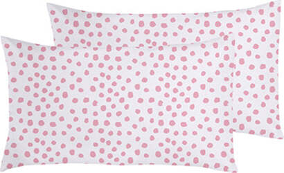 Set-copripiumino-federe-bifaccia-doubleface-parure-copripiumino-stampa-digitale-100%-cotone-Made-in-Italy-DOT-MINI-ROSA