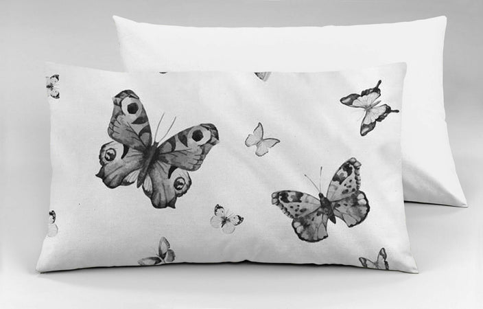 Set Copripiumino Federe Bifaccia Doubleface Parure Copripiumino Stampa Digitale 100% Cotone Made in Italy Farfalle Bianco/nero Casa e cucina/Tessili per la casa/Biancheria da letto/Copripiumini e set da letto/Set copripiumini e federe Novilunio - Sesto San Giovanni, Commerciovirtuoso.it
