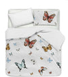 Set Copripiumino Federe Bifaccia Doubleface Parure Copripiumino Stampa Digitale 100% Cotone Made in Italy Farfalle Multicolor Casa e cucina/Tessili per la casa/Biancheria da letto/Copripiumini e set da letto/Set copripiumini e federe Novilunio - Sesto San Giovanni, Commerciovirtuoso.it