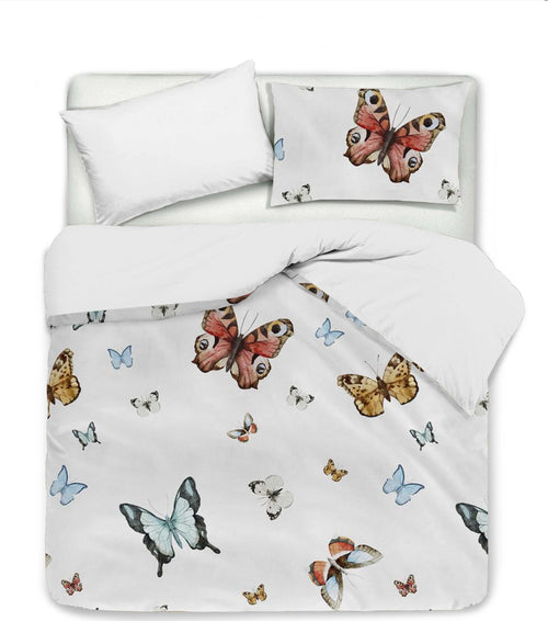 Set Copripiumino Federe Bifaccia Doubleface Parure Copripiumino Stampa Digitale 100% Cotone Made in Italy Farfalle Multicolor Casa e cucina/Tessili per la casa/Biancheria da letto/Copripiumini e set da letto/Set copripiumini e federe Novilunio - Sesto San Giovanni, Commerciovirtuoso.it