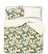 Set Copripiumino Federe Bifaccia Doubleface Parure Copripiumino Stampa Digitale 100% Cotone Made In Italy Giungla/panna Casa e cucina/Tessili per la casa/Biancheria da letto/Copripiumini e set da letto/Copripiumini Novilunio - Sesto San Giovanni, Commerciovirtuoso.it