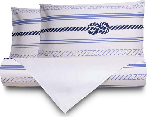 Set Copripiumino Federe Bifaccia Doubleface Parure Copripiumino Stampa Digitale 100% Cotone Made In Italy Nodi Casa e cucina/Tessili per la casa/Biancheria da letto/Copripiumini e set da letto/Copripiumini Novilunio - Sesto San Giovanni, Commerciovirtuoso.it