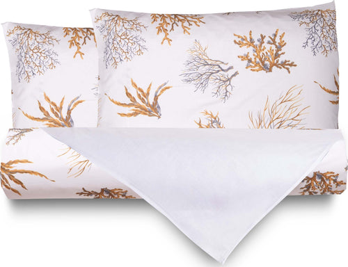 Set Copripiumino Federe Bifaccia Doubleface Parure Copripiumino Stampa Digitale 100% Cotone Made In Italy Oceano Bianco Casa e cucina/Tessili per la casa/Biancheria da letto/Copripiumini e set da letto/Copripiumini Novilunio - Sesto San Giovanni, Commerciovirtuoso.it