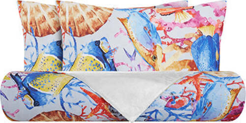 Set-Copripiumino-federe-bifaccia-Doubleface-parure-Copripiumino-Stampa-Digitale-100%-Cotone-Made-in-Italy-PESCI-TROPICALI