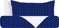 Set-copripiumino-federe-bifaccia-doubleface-parure-copripiumino-stampa-digitale-100%-cotone-Made-in-Italy-POIS-BIANCHI-SU-BLU