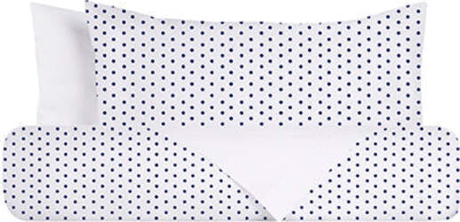 Set-copripiumino-federe-bifaccia-doubleface-parure-copripiumino-stampa-digitale-100%-cotone-Made-in-Italy-POIS-BLU-SU-BIANCO