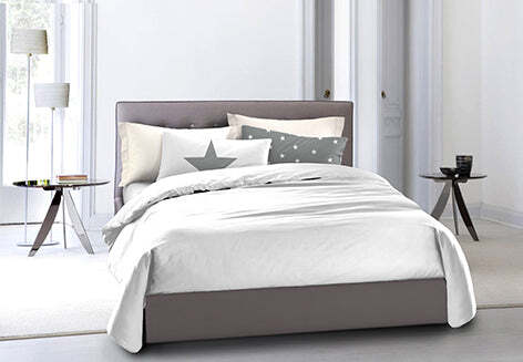 Set-Copripiumino-federe-bifaccia-Doubleface-parure-Copripiumino-Stampa-Digitale-100%-Cotone-Made-in-Italy-Stelle-Grigio