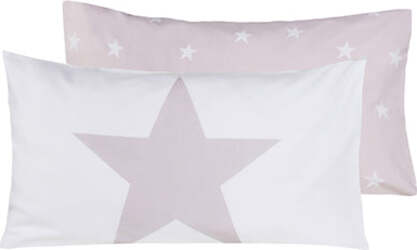 Set-Copripiumino-federe-bifaccia-Doubleface-parure-Copripiumino-Stampa-Digitale-100%-Cotone-Made-in-Italy-Stelle-Rosa