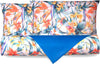 Set Copripiumino Federe Bifaccia Doubleface Parure Copripiumino Stampa Digitale 100% Cotone Made In Italy Tropici/bluette Casa e cucina/Tessili per la casa/Biancheria da letto/Copripiumini e set da letto/Copripiumini Novilunio - Sesto San Giovanni, Commerciovirtuoso.it
