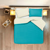 Set Copripiumino Federe Letto Bicolor Double Face Made in Italy Parure Copripiumino in Cotone Naturale/verde Azzorre Casa e cucina/Tessili per la casa/Biancheria da letto/Copripiumini e set da letto/Set copripiumini e federe Novilunio - Sesto San Giovanni, Commerciovirtuoso.it