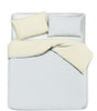 Set Copripiumino Federe Letto Bicolor Double Face Parure Copripiumino in Cotone Naturale Made in Italy Grigio Perla Casa e cucina/Tessili per la casa/Biancheria da letto/Copripiumini e set da letto/Set copripiumini e federe Novilunio - Sesto San Giovanni, Commerciovirtuoso.it