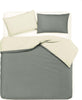 Set Copripiumino Federe Letto Cotone Naturale Bicolor Double Face Parure Copripiumino Made in Italy Colore Fumo Casa e cucina/Tessili per la casa/Biancheria da letto/Copripiumini e set da letto/Set copripiumini e federe Novilunio - Sesto San Giovanni, Commerciovirtuoso.it